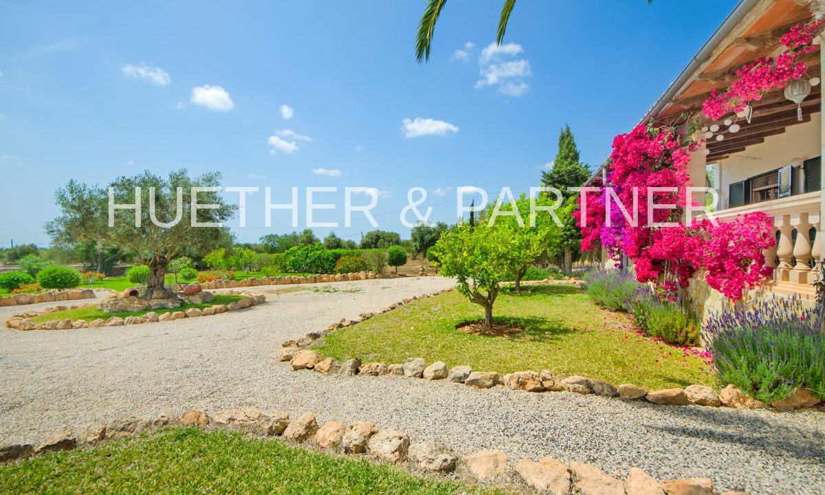 Blick auf die Veranda