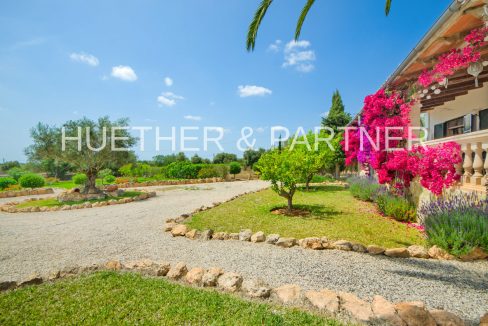 Blick auf die Veranda