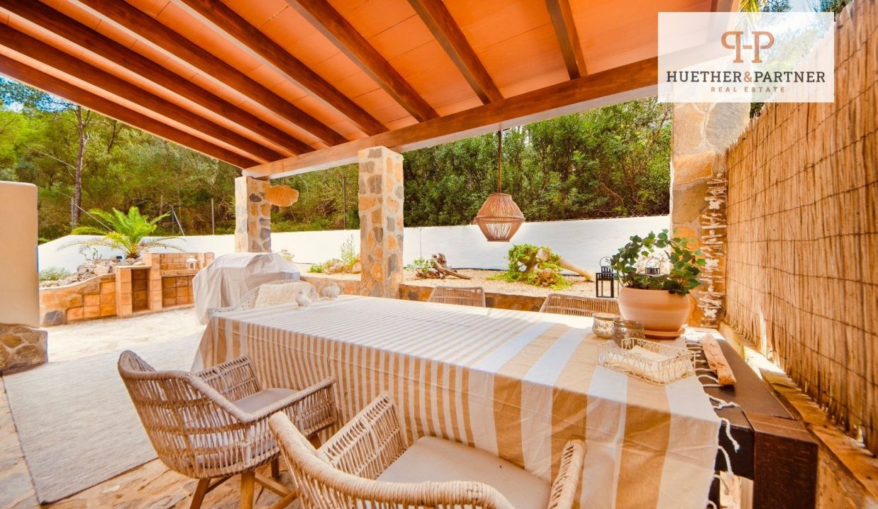 Privater Essbereich Gästehaus