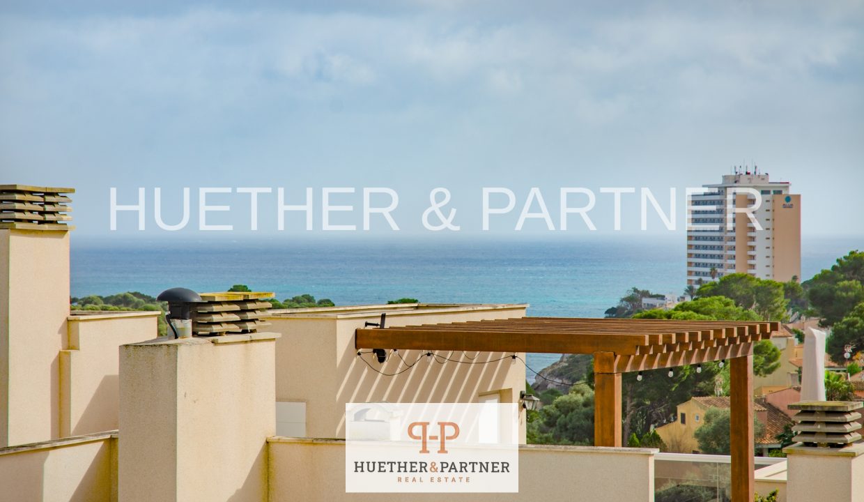 Meerblick von Dachterrasse